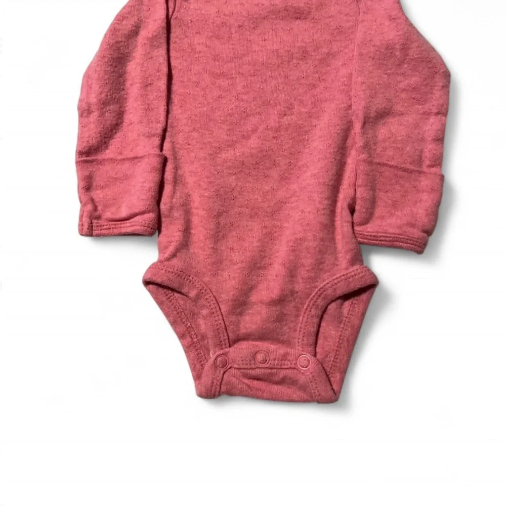 Carter's girl onesies- Pink, Cream, and Gray